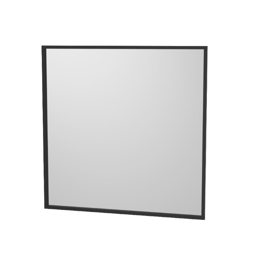 BATH DELUXE 01-080-05-02-00 - Łazienkowe lustro BORGSTED 80x80 cm czarny