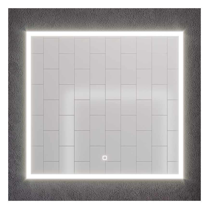 BATH DELUXE 01-080-07-58-00 - LED Łazienkowe lustro z podświeceniem FORNAES LED/15,6W/230V IP44