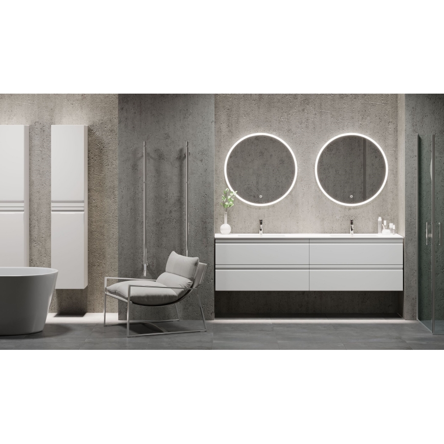 BATH DELUXE 01-080-08-58-00 - LED Łazienkowe lustro z podświeceniem FORNAES LED/13,8W/230V IP44
