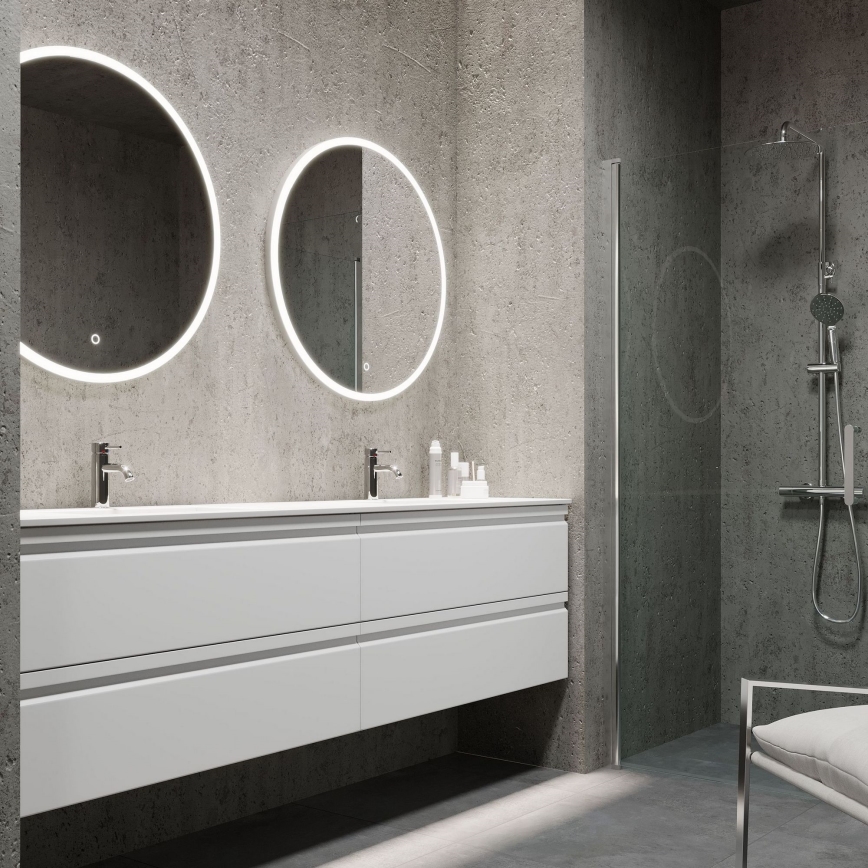 BATH DELUXE 01-080-08-58-00 - LED Łazienkowe lustro z podświeceniem FORNAES LED/13,8W/230V IP44