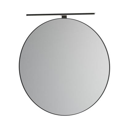 BATH DELUXE 01-080-09-02-00 - Łazienkowe lustro BORGSTED śr. 80 cm czarny