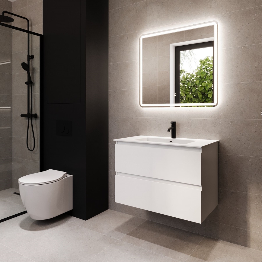 BATH DELUXE 01-080-51-58-00 - LED Łazienkowe lustro z podświeceniem TARS LED/27,2W/230V IP44