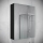 BATH DELUXE 02-050-63-02-01 - Lustrzana szafka łazienkowa KENWOOD 65x50 cm matowy czarny