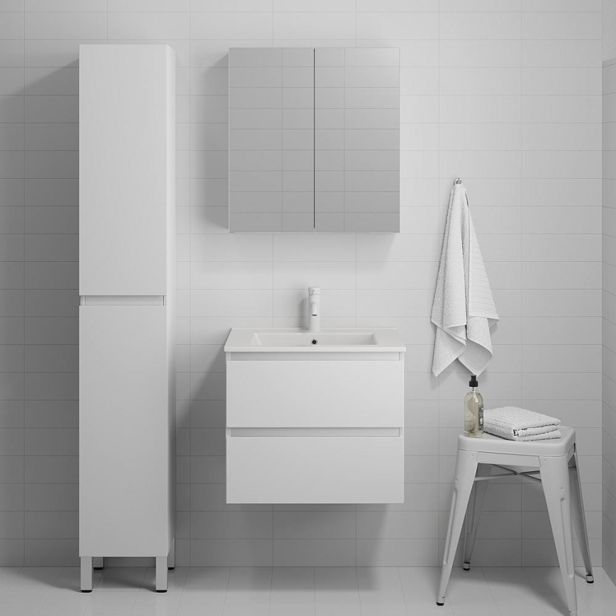 BATH DELUXE 04-030-63-01-01 - Szafka łazienkowa KENWOOD 186 cm matowy biały