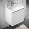 BATH DELUXE 09-050-63-01-01 - Szafka łazienkowa z umywalką KENWOOD 51 cm matowy biały