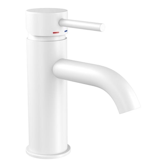 BATH DELUXE 28-005-01-01-04 - Kran do umywalki DRAGOR 15,6 cm matowy biały