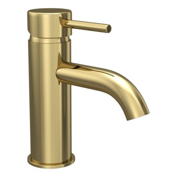 BATH DELUXE 28-005-01-64-04 - Kran do umywalki DRAGOR 15,6 cm błyszcz. mosiądz