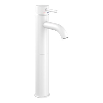 BATH DELUXE 28-005-02-01-00 - Kran do umywalki DRAGOR 29 cm matowy biały