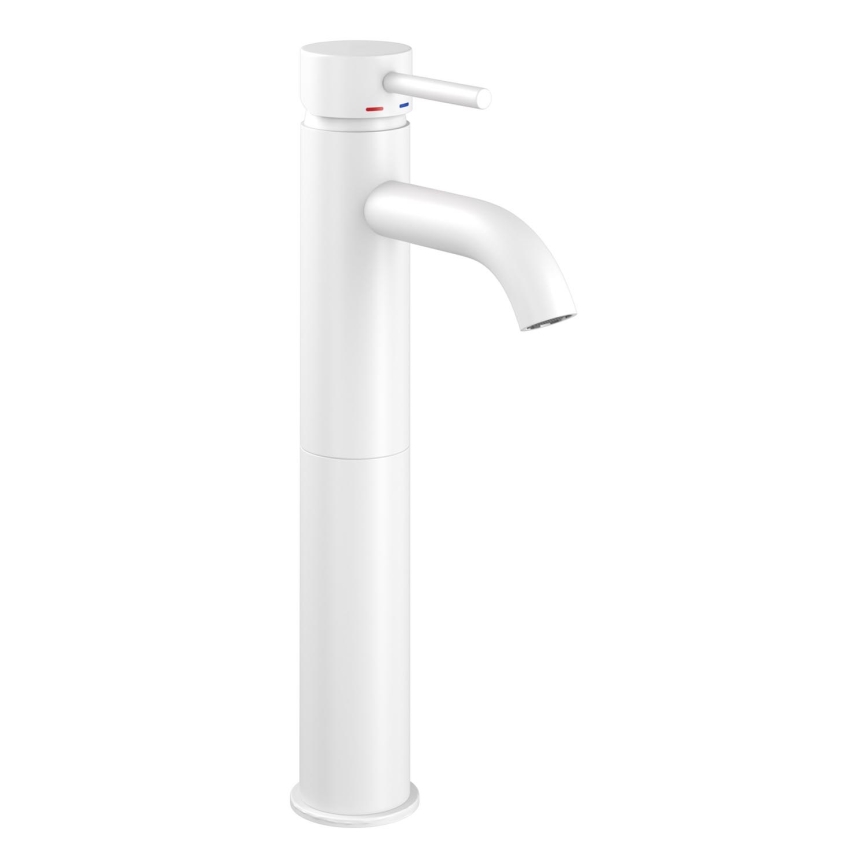 BATH DELUXE 28-005-02-01-00 - Kran do umywalki DRAGOR 29 cm matowy biały