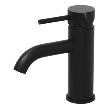 BATH DELUXE 28-005-03-02-00 - Kran do umywalki ANHOLT 15,6 cm matowy czarny