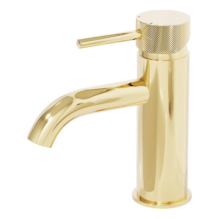BATH DELUXE 28-005-03-64-00 - Kran do umywalki ANHOLT 15,6 cm błyszcz. mosiądz