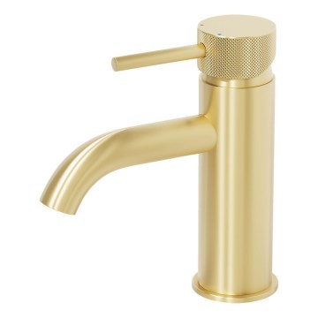 BATH DELUXE 28-005-03-70-00 - Kran do umywalki ANHOLT 15,6 cm szczotkowany mosiądz