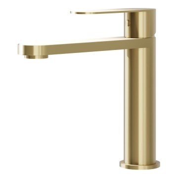 BATH DELUXE 28-017-02-70-02 - Kran do umywalki TARNBY 17,3 cm szczotkowany mosiądz