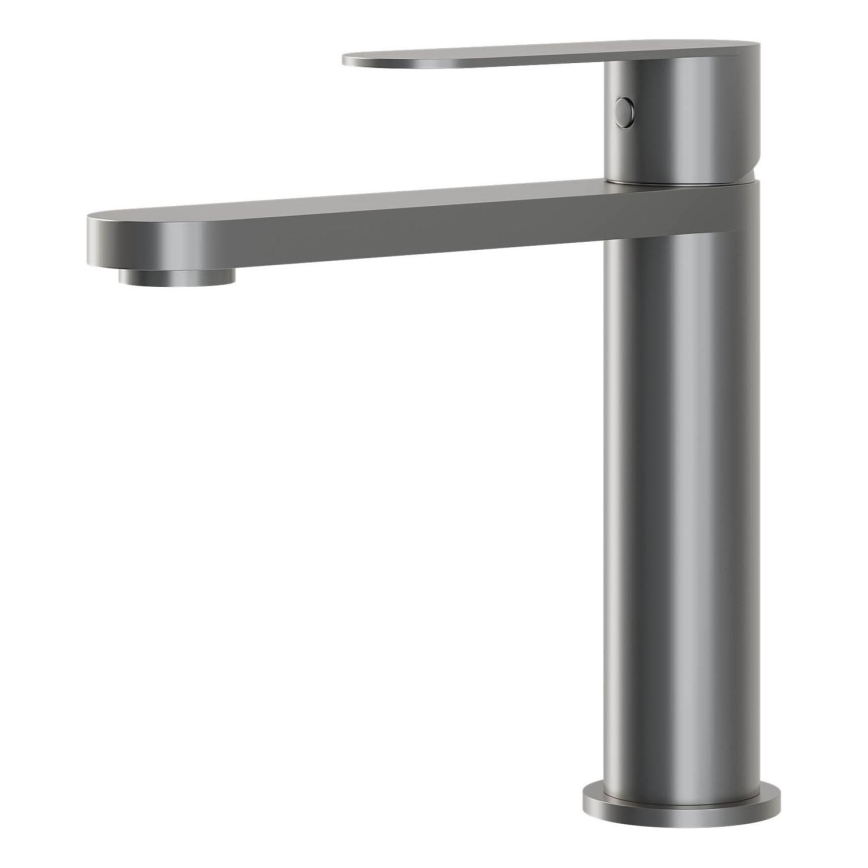 BATH DELUXE 28-017-02-73-02 - Kran do umywalki TARNBY 17,3 cm proszkowo szary
