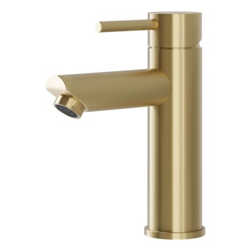 BATH DELUXE 28-017-03-70-02 - Kran do umywalki RINGSTED 17,8 cm szczotkowany mosiądz
