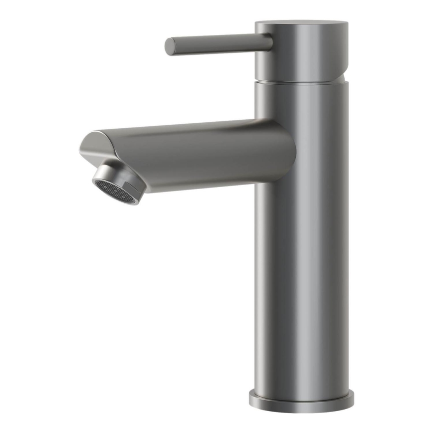 BATH DELUXE 28-017-03-73-02 - Kran do umywalki RINGSTED 17,8 cm proszkowo szary