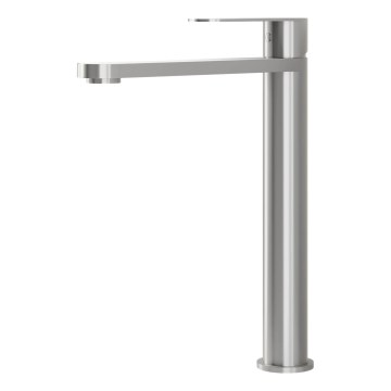 BATH DELUXE 28-027-02-71-02 - Kran do umywalki TARNBY 27,3 cm szczotkowany stal nierdzewna