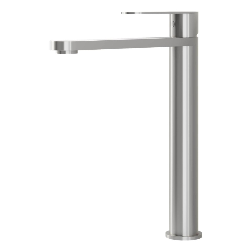 BATH DELUXE 28-027-02-71-02 - Kran do umywalki TARNBY 27,3 cm szczotkowany stal nierdzewna