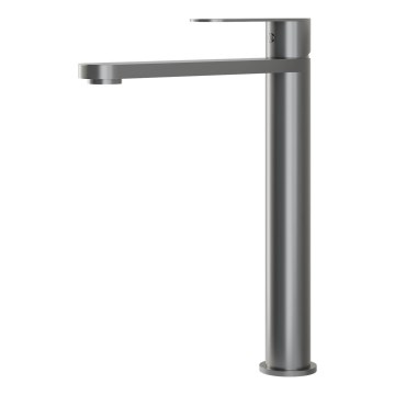 BATH DELUXE 28-027-02-73-02 - Kran do umywalki TARNBY 27,3 cm proszkowo szary