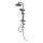 BATH DELUXE 31-120-02-02-00 - Zestaw prysznicowy MARTOFTE matowy czarny