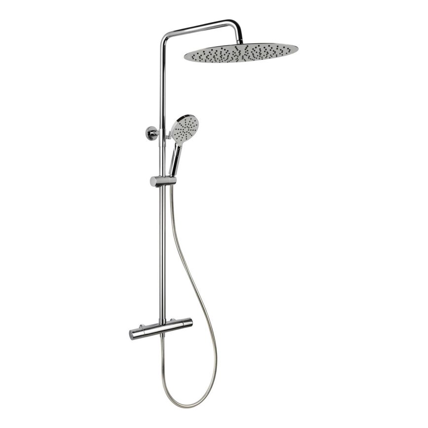 BATH DELUXE 31-120-09-60-00 - Zestaw natryskowy z baterią termostatyczną DRAGOR chrom błyszczący