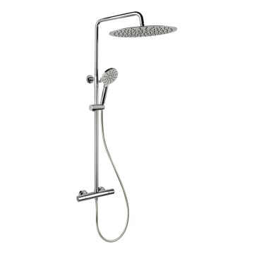 BATH DELUXE 31-120-13-60-00 - Zestaw natryskowy z baterią termostatyczną DRAGOR chrom błyszczący
