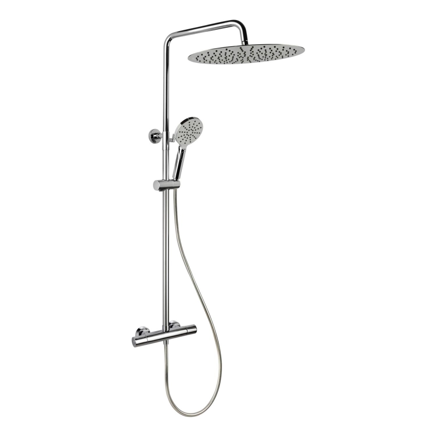 BATH DELUXE 31-120-13-60-00 - Zestaw natryskowy z baterią termostatyczną DRAGOR chrom błyszczący