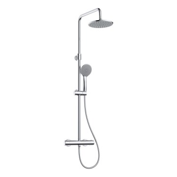 BATH DELUXE 31-130-41-60-02 - Zestaw prysznicowy z baterią HOUSTON chrom błyszczący