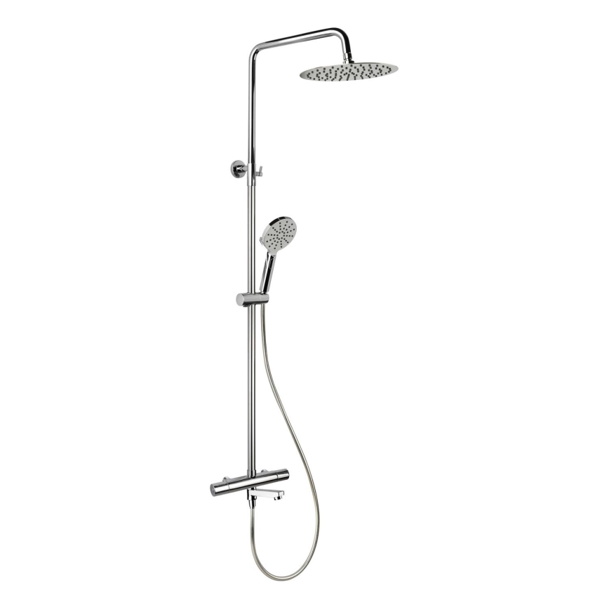 BATH DELUXE 31-160-11-60-00 - Zestaw natryskowy z baterią termostatyczną DRAGOR chrom błyszczący