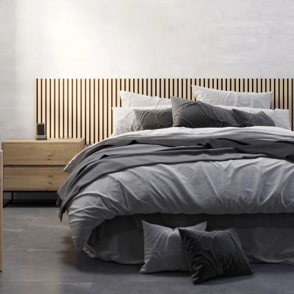 BATH DELUXE 54-240-11-86-12 - Akustyczna płyta ścienna VASALUND 240x52 cm dąb