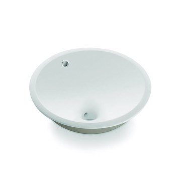 Bathco 0052 - Umywalka wpuszczana CERDENA śr. 38 cm porcelana/biała