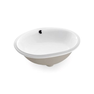 Bathco 0054 - Umywalka wpuszczana MODENA 43,5x38,5 cm porcelana/biała