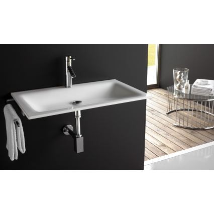 Bathco 0507 - Umywalka wpuszczana MONACO 60x50 cm żywica/biała