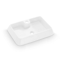 Bathco 4004 - Umywalka nablatowa GALICIA 60x40 cm porcelana/biała