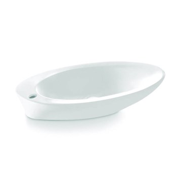 Bathco 4020 - Umywalka nablatowa PURE 62x37 cm porcelana/biała