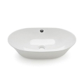 Bathco 4038 - Umywalka nablatowa TOULOUSE 59x42 cm porcelana/biała
