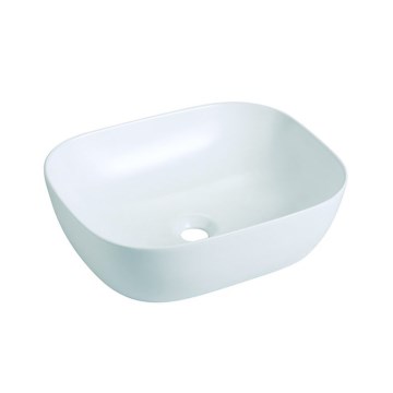 Bathco 4072 - Umywalka nablatowa OLEA 49x40 cm porcelana/biała