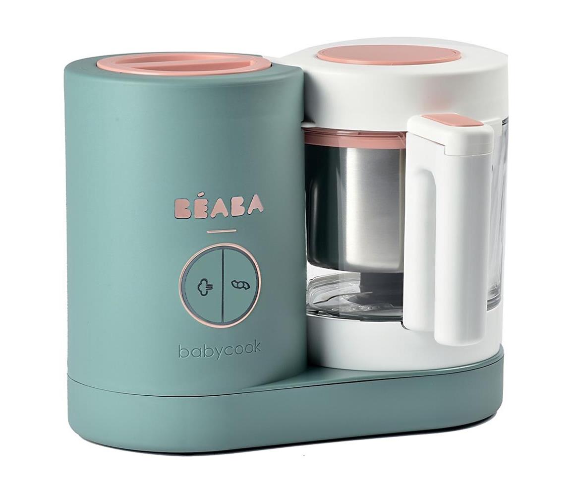 Beaba - Parowar 2w1 BABYCOOK NEO zielony/biały