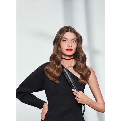 Bellissima 11948 - Prostownica do włosów z wyświetlaczem LCD, z technologią podczerwieni, 60W/230V, czarna