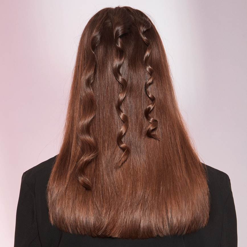 Bellissima 11949 - Stożkowa lokówka do włosów 40W/230V czarno-różowa