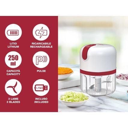 Beper - Akumulatorowy rozdrabniacz 30W/5V 1500 mAh 250 ml