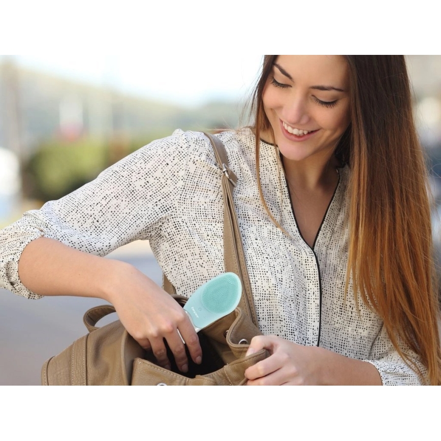 Beper - Ładowalna szczoteczka oczyszczająca do twarzy USB/5V 200 mAh