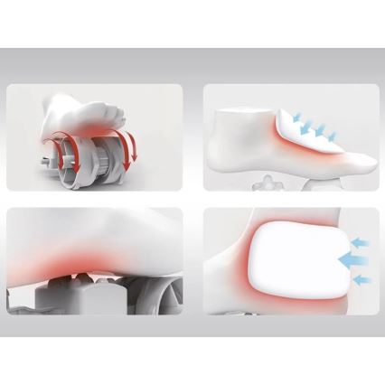 Beper - Masażer stóp SHIATSU 36W/230V z pilotem