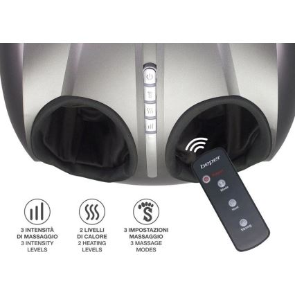 Beper - Masażer stóp SHIATSU 36W/230V z pilotem