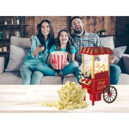 Beper - Maszynka do popcornu 1200W/230V czerwona