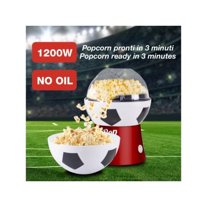 Beper - Maszynka do popcornu 1200W/230V w kształcie piłki nożnej