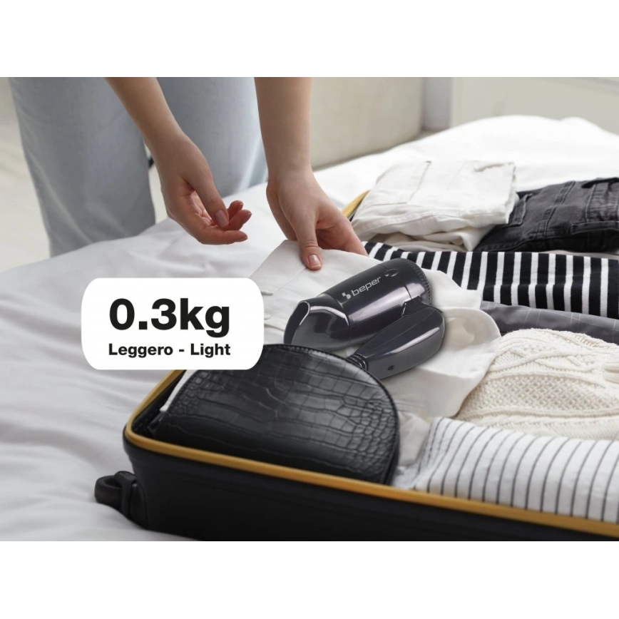 Beper - Podróżna suszarka do włosów 1200W/230V