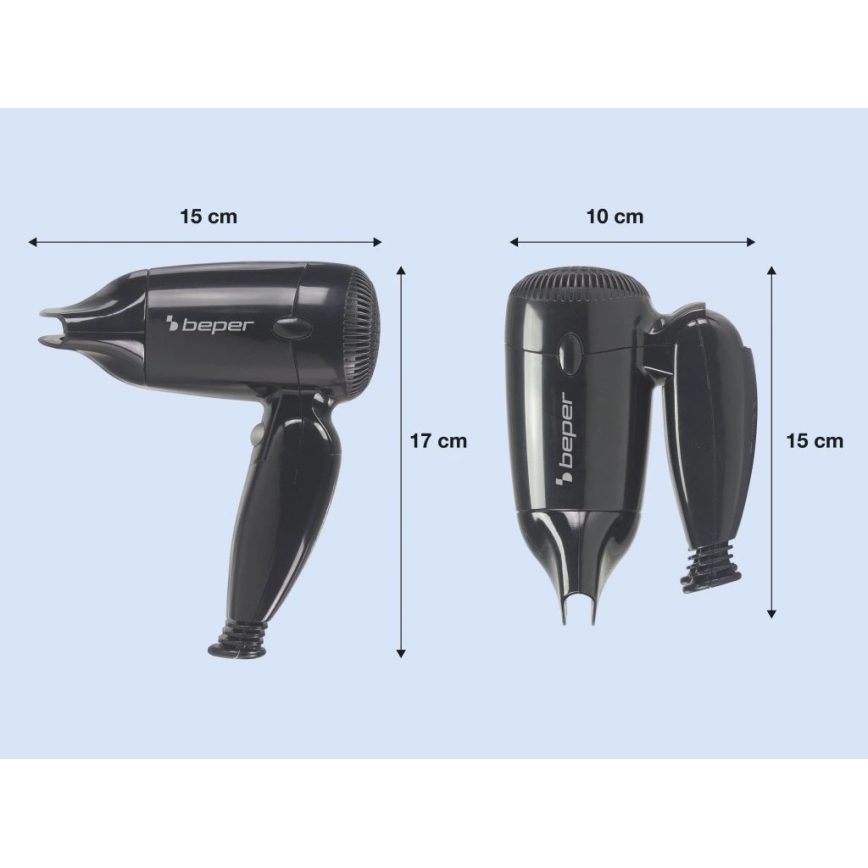 Beper - Podróżna suszarka do włosów 1200W/230V