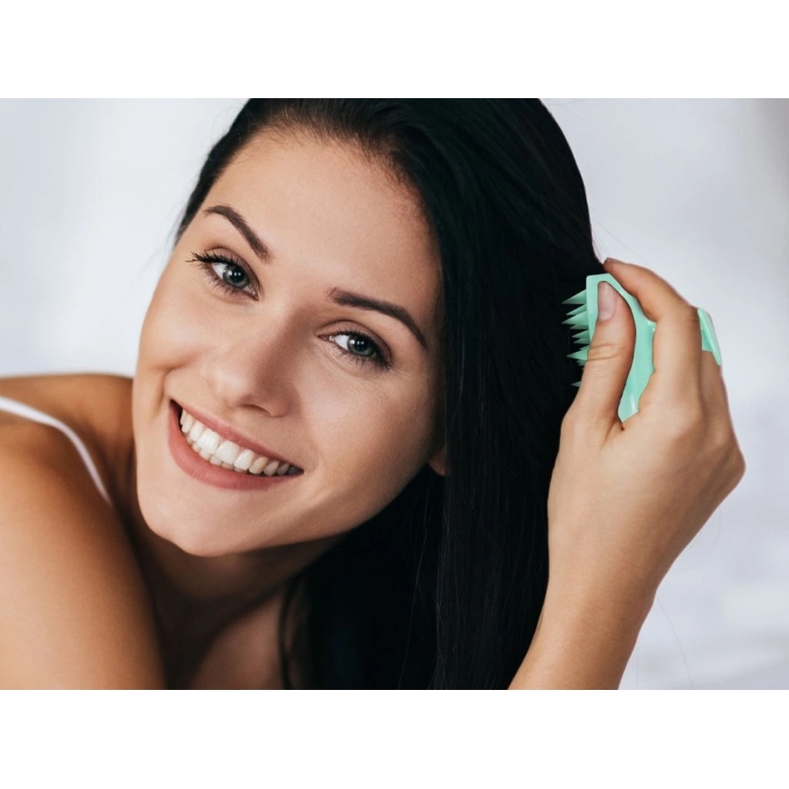 Beper - Szczotka masująca do skóry głowy miętowa