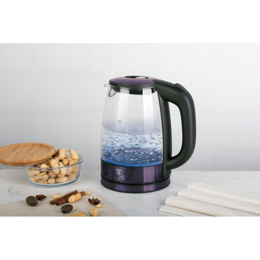BerlingerHaus - Czajnik 1,7 l 2200W/230V stal nierdzewna/fioletowy